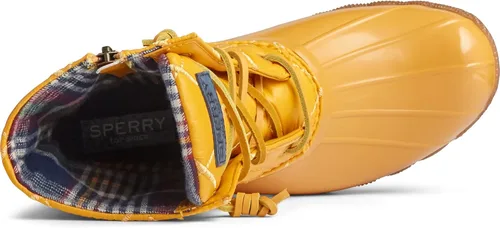 Vista 5 de Sperry Saltwater - Botas de nieve para mujer, Edredón de nailon mostaza, 6