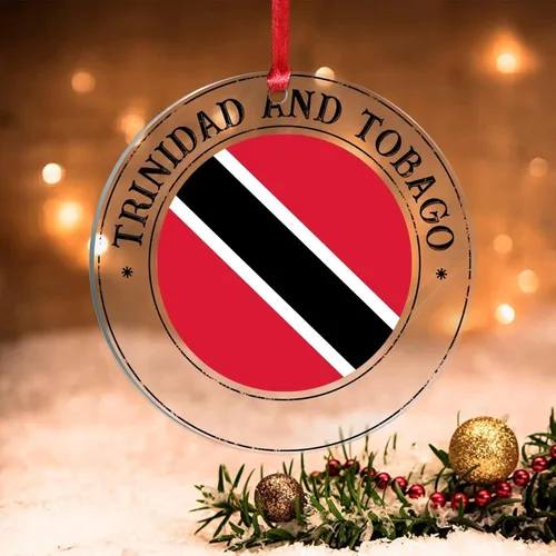 Vista 18 de Bandera de Argelia, adorno para árbol de Navidad, bandera nacional, Argelia, suministros colgantes de Navidad, suministros de fiesta de Navidad