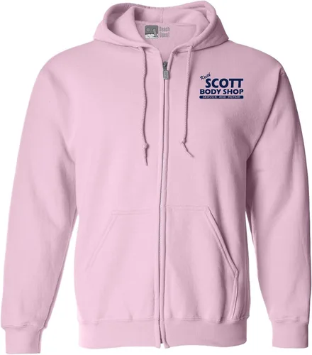 Vista 6 de Sudadera con capucha y cremallera Keith Scott Body Shop TV en ambos lados