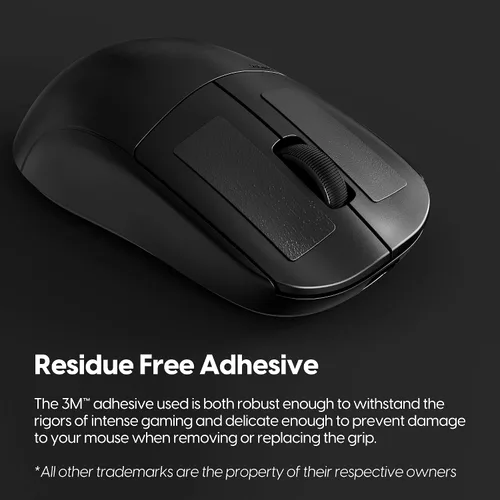 Vista 4 de Pulsar Gaming Gears SUPERGRIP Pre-Cut 1 Cinta de agarre universal prelaminada absorbente de sudor de alto rendimiento Cinta de agarre antideslizante