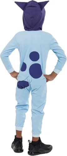 Vista 3 de Bluey Overol de cosplay con cremallera para bebés y niños grandes (12 meses - 10-12)