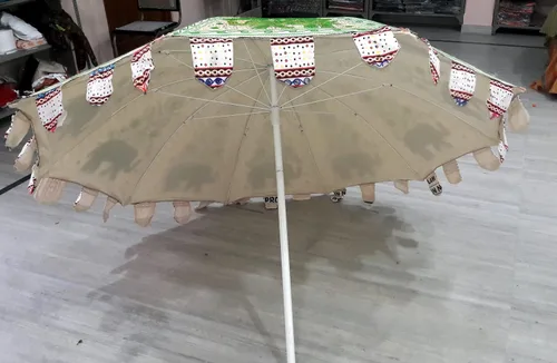Vista 5 de Handmade Embriodery Decorative Garden Umbrella, Large Decorative Handcrafted Wedding Umbrellas, Umbrellas for beach Parasols