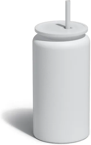 Vista 21 de Paquete de 6 vasos de 16 onzas, vaso aislado con popote, vaso de café