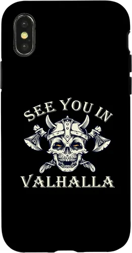 Vista 4 de iPhone 15 Viking Odin Ragna Nos vemos en el caso de los Vikingos de Valhalla