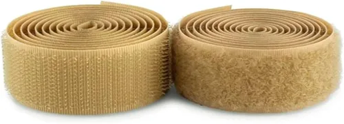 Vista 81 de Cierre de Gancho y Bucle de 1 Pulgada Beige - Cinta de Gancho y Bucle de Nylon No Adhesiva - Longitud de 1 Yarda - Para Tela, Bolsas