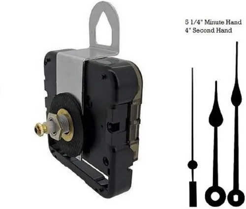 Vista 2 de Seiko -SKP - Kit de movimiento de reloj de cuarzo con agujas de punta negra de 5" para diales de hasta 1/4