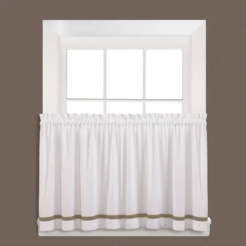 Vista 4 de SKL Home Sutton Cenefa para ventana, 18 x 38 pulgadas, Burdeos
