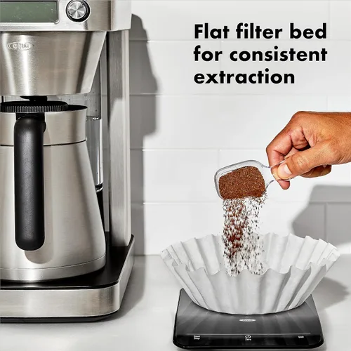Vista 2 de OXO Brew - Filtros de café grandes estilo cesta comercial, 5-12 tazas