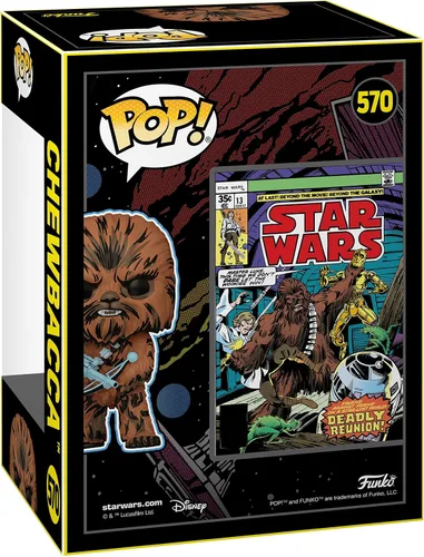 Vista 3 de Funko Star Wars: Retro Series - Chewbacca, edición especial exclusivo de vinilo Bobblehead #570