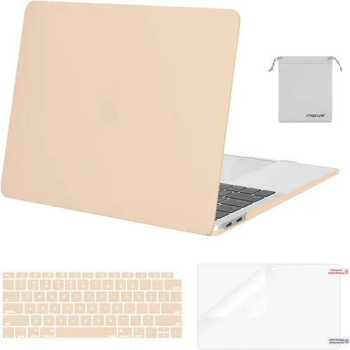 Vista 27 de MOSISO - Funda rígida y de plástico compatible con MacBook Air de 13 pulgadas versión 2022, 2021-2018, A2337 M1 A2179 A1932; con cubierta