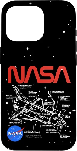 Vista 20 de NASA Carcasa con logotipo de Space Shuttle Schematic para iPhone 17