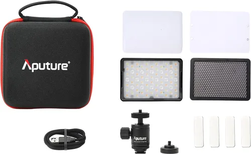 Vista 2 de Aputure MC PRO - Luz de video para cámara, panel de luz de cámara LED, 2,000-10,000k, función de absorción magnética, polvo y resistente al agua