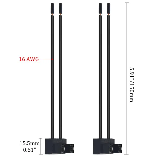 Vista 5 de 4 unids H7 hembra adaptador de enchufe conector de extensión arnés de cableado para faros antiniebla retrofit conector de bombilla de coleta