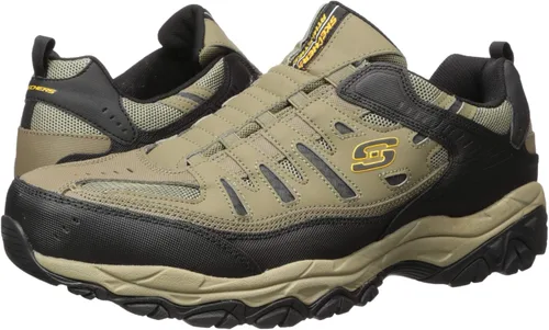 Vista 12 de Skechers Afterburn - Tenis deportivos de entrenamiento con espuma viscoelástica para hombre Strike On