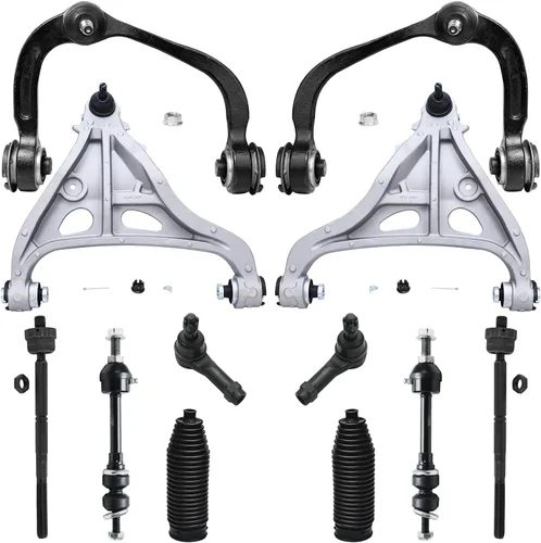 Vista 30 de Detroit Axle - Kit de extremo delantero para Hyundai Sonata XG350 XG300 Kia Optima, 2 brazos de control superiores con juntas de bola, 2 brazos