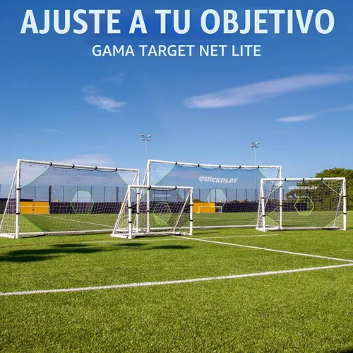 Vista 9 de QUICKPLAY Target Net Lite con 5 zonas de objetivo Practica disparos y precisión de pases Marco de portería de fútbol no incluido
