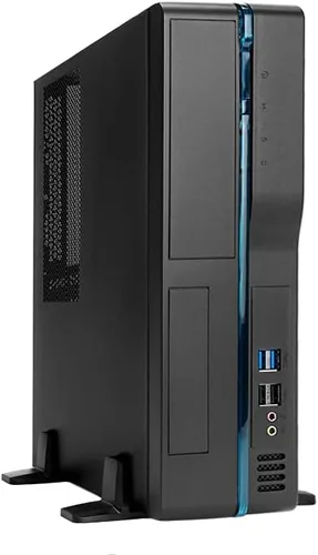 Vista 9 de InWin BL040 mATX - Caja de escritorio con PSU TFX de 300 W/Negro/IEEE 1394 - BL040.FF300TB3F
