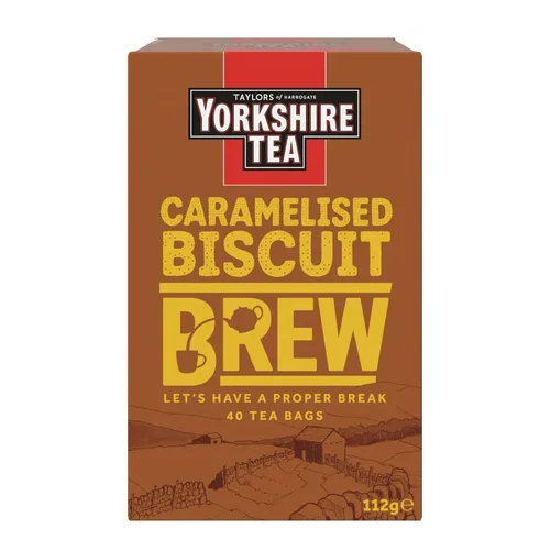 Vista 7 de Yorkshire Tea Muestras de Tés Variados, Caja de Regalo Variada, Bolsas Envueltas Individualmente, 20 Unidades (Paquete de 1), Dorado, Rojo