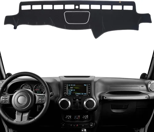 Vista 28 de AUQDD Alfombrilla de Cubierta del Tablero Compatible con La-nd Rover LR3 2005 2006 2007 2008 2009 /2010-2016 LR4, 2006-2009 Range Rover