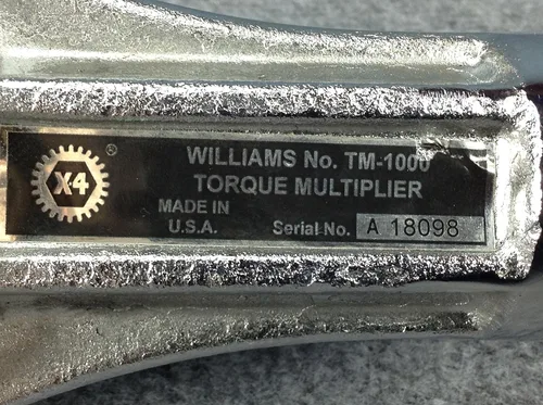 Vista 2 de Williams Llave multiplicadora de par, metal, 1000
