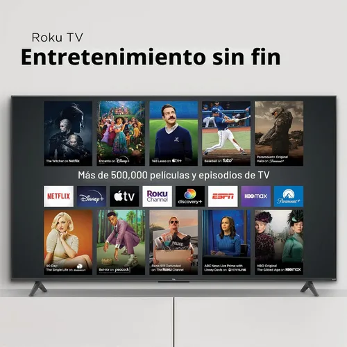 Vista 7 de TCL 43" Class 4-Series 4K UHD HDR Smart Roku TV – 43S455