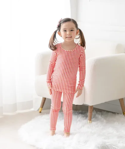 Vista 25 de AVAUMA Conjunto de pijama de algodón para bebés y niñas de 6 meses a 7 años