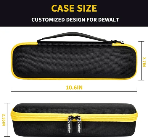 Vista 4 de Estuche para juego de destornillador eléctrico para destornillador inalámbrico DEWALT (DWHT66719) y brocas de atornillado, organizador