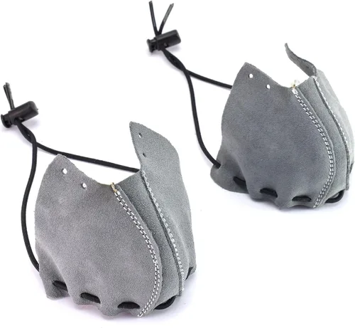 Vista 10 de WIFA - Gorras protectoras para patines - Punteras de cuero, protectores con cordón de goma, patines de ruedas, Derby