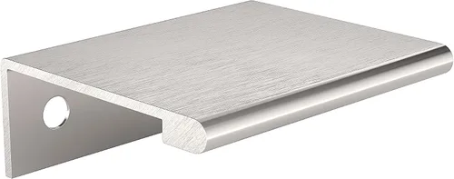 Vista 30 de Richelieu Hardware BP98982510 Lincoln Collection 1 pulgada (25 mm) de centro a centro Manija de tirador de borde de gabinete y cajón de aluminio