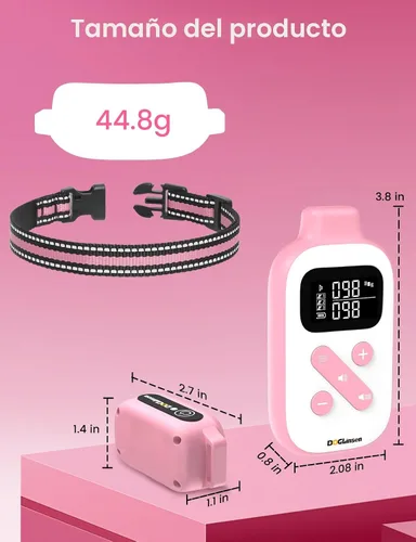 Vista 8 de Collar de Entrenamiento para Perros sin Choque, Collar de Perro con Pitido y Vibración con Control Remoto 853M, Collar de Vibración para Perros