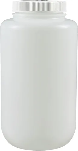 Vista 13 de Botellas de reactivo de 60 ml 2 oz de naturaleza de boca ancha de HDPE con tapas de PP Paquete de 50
