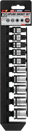 Vista 2 de Performance Tool W38194 - Juego de llaves de vaso universal de 3/8 pulgadas, 10 piezas métricas y SAE
