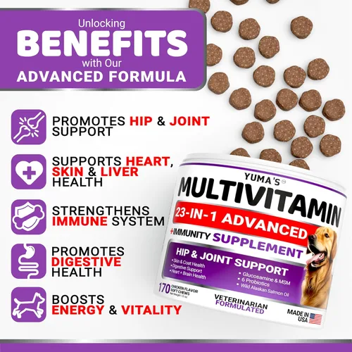 Vista 2 de Vitaminas y suplementos para perros - 170 masticables - Multivitamínico