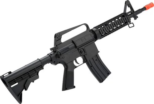 Vista 2 de Evike Airsoft - Rifle de Airsoft M4 RIS con resorte bien alimentado