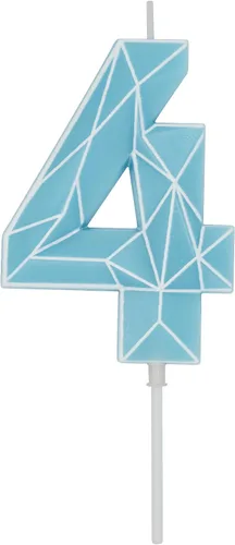 Vista 127 de DERVENTA Vela Grande de Cumpleaños Número 3D Verde Luminoso de 3.7 Pulgadas Celebración de Fiesta Aniversario Decoración Adorno para Pastel 1 Pieza