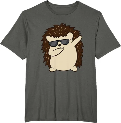Vista 7 de Dabbing Hedgehog Funny Hedgehog Camiseta S