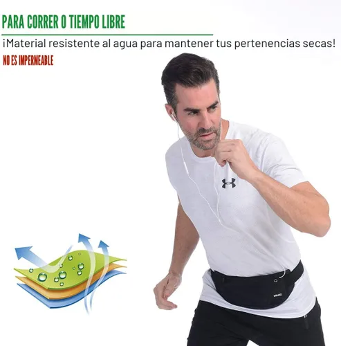 Vista 7 de USHAKE Cinturón para correr, para hombres o mujeres, ultra ligero, sin rebote, bolsa de cintura, bolsa de entrenamiento de fitness, bolsa de cintura