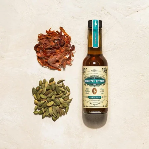 Vista 5 de Scrappy's Bitters, Cardamomo, paquete de 2 botellas
