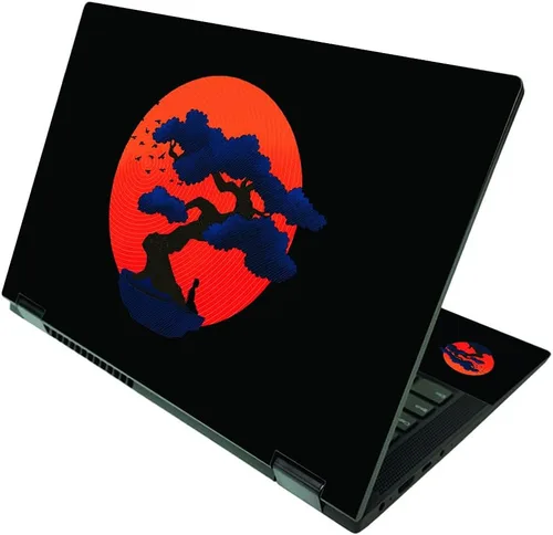 Vista 7 de MightySkins Skin compatible con Lenovo IdeaPad Flex 5 2 en 1 de 15 pulgadas (2021) - Angry Ripple Funda protectora de vinilo duradera y única