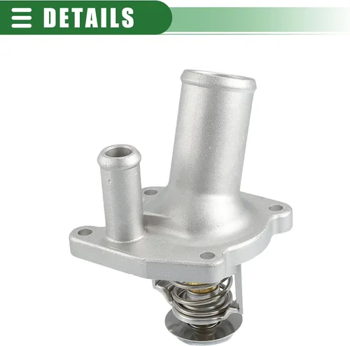 Vista 6 de Motoforti Termostato de salida de agua, conjunto de carcasa del termostato del refrigerante del motor, para Chevrolet Epica 2004-2006, metal