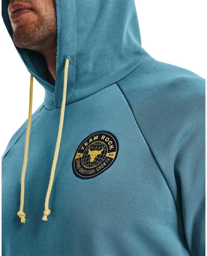 Vista 5 de Under Armour Sudadera con capucha de felpa pesada Project Rock para hombre