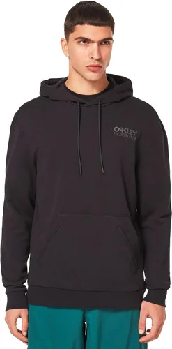 Vista 4 de Oakley Sudadera con capucha de forro polar Freeride para hombre (negro tonal, S), Negro (Tonal Black)