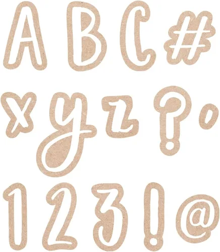 Vista 17 de CTP Classroom Café Punch-Out Letras para el aula - Suministros esenciales para la escuela en casa - Los mejores suministros de regreso a clases