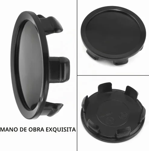 Vista 7 de RTRHINOTUNING 4 unidades de tapas centrales de rueda de 75 mm Compatibles con llanta OZ Racing Superforgiata S2000 ap2v2 #M608 M242 81310409 Negro