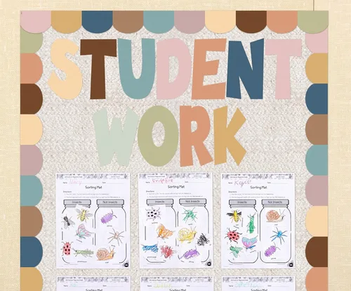 Vista 4 de Teacher Created Resources Everyone is Welcome - Letras divertidas de 7 pulgadas (TCR70101)