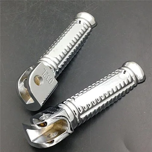 Vista 4 de HTT Front Foot Pegs For Yamaha YZF 600R R6 R6S R1 FZ6 FZ Fazer XJR FJR 1300 Cromado