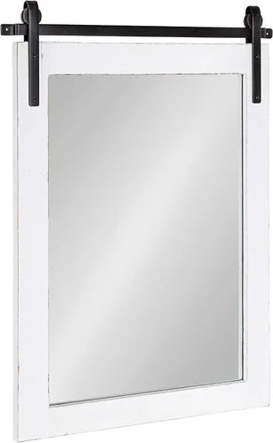 Vista 25 de Kate and Laurel Cates Farmhouse Wall Mirror