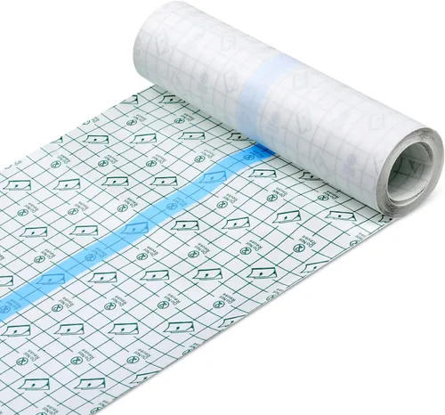 Vista 8 de BBTO Cinta adhesiva impermeable transparente para vendaje, 2 x 394 pulgadas