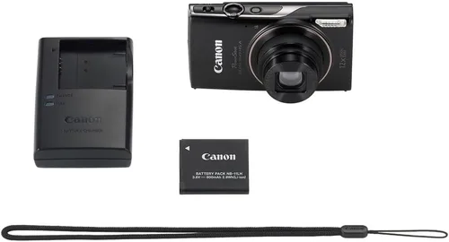 Vista 4 de Canon PowerShot - Cámara digital ELPH 360 HS A (negro) Sensor CMOS de 20.2 MP, zoom óptico de 12x y Wi-Fi integrado Apuntar y disparar compacto