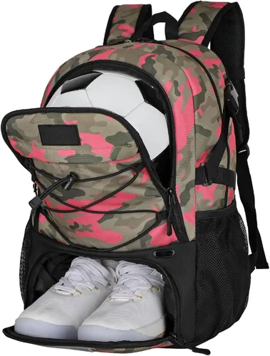 Vista 65 de Goloni Mochila de fútbol,Mochila de baloncesto con compartimento para pelotas y compartimento para zapatos,Mochila para baloncesto,Fútbol